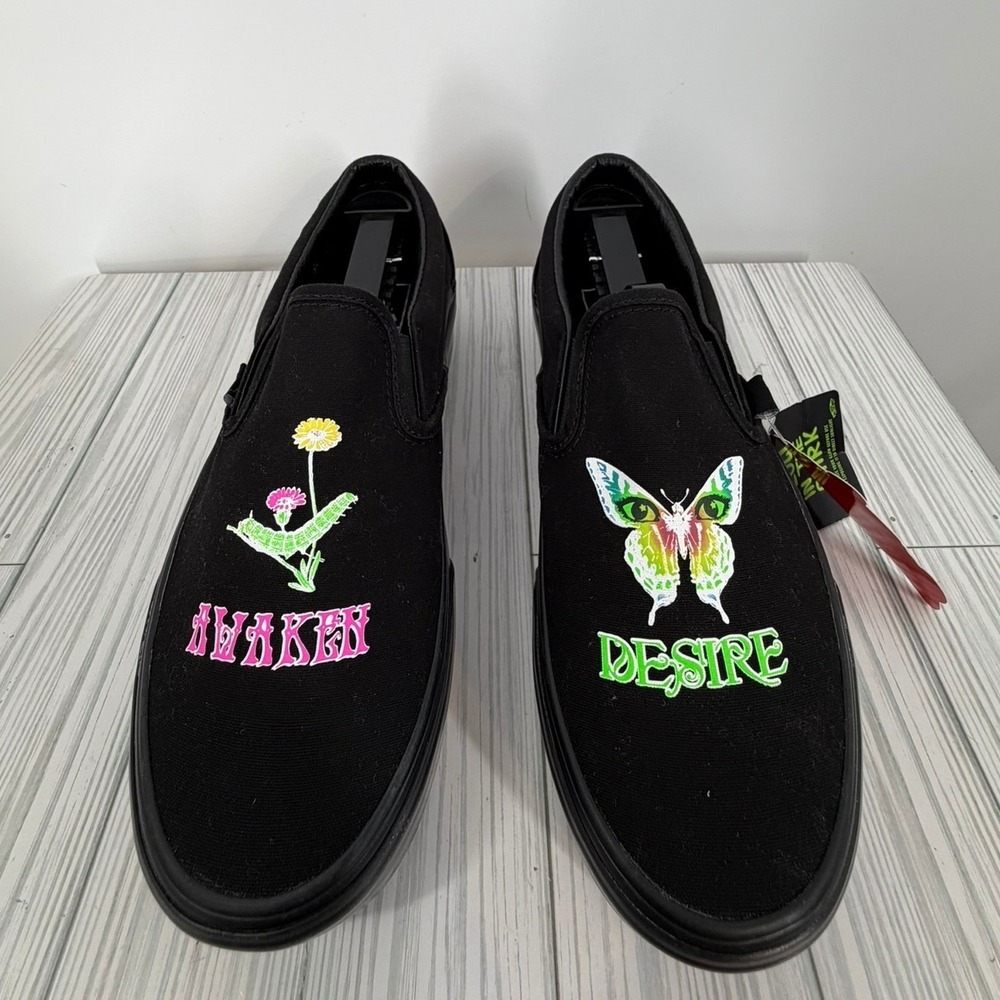 Vans Platform Glow In the Dark Awaken Desire Slip-On Shoes Wmn 9.5 Men 8 Unisex